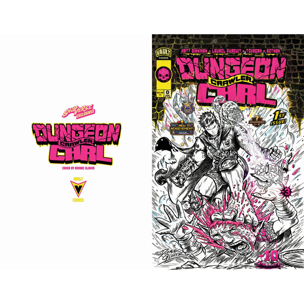 Dungeon Crawler Carl NYCC Secret Drop: #0 [Dominic Glover 2nd Print Spot Color] 2026 Comics Vault Comics