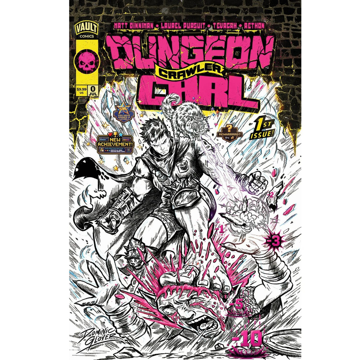 Dungeon Crawler Carl NYCC Secret Drop: #0 [Dominic Glover 2nd Print Spot Color] 2026 Comics Vault Comics