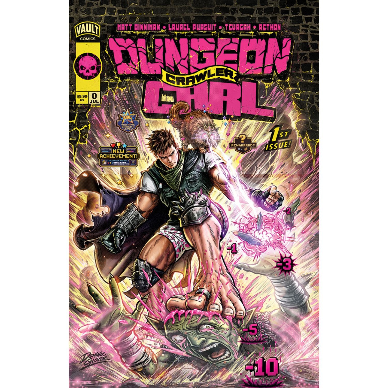 Dungeon Crawler Carl #0 Dominic Glover x Shopville Exclusive FOIL Limited to 1000 Comics Vault Comics
