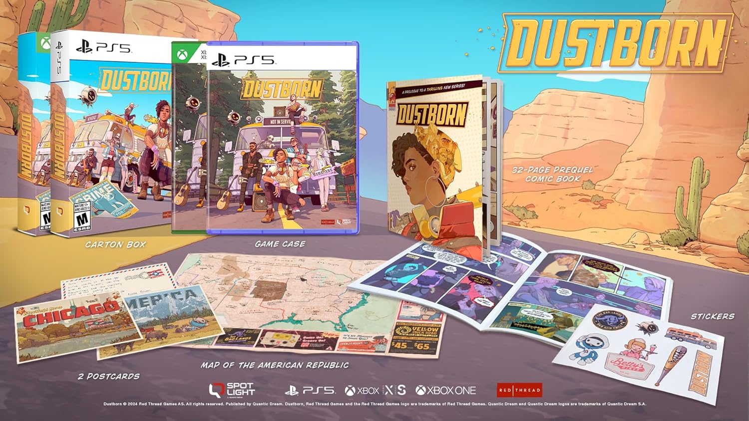 Dustborn - Limited Retail Edition [Xbox One / Xbox Series X] Xbox ONE / Xbox Series X Video Game Microsoft