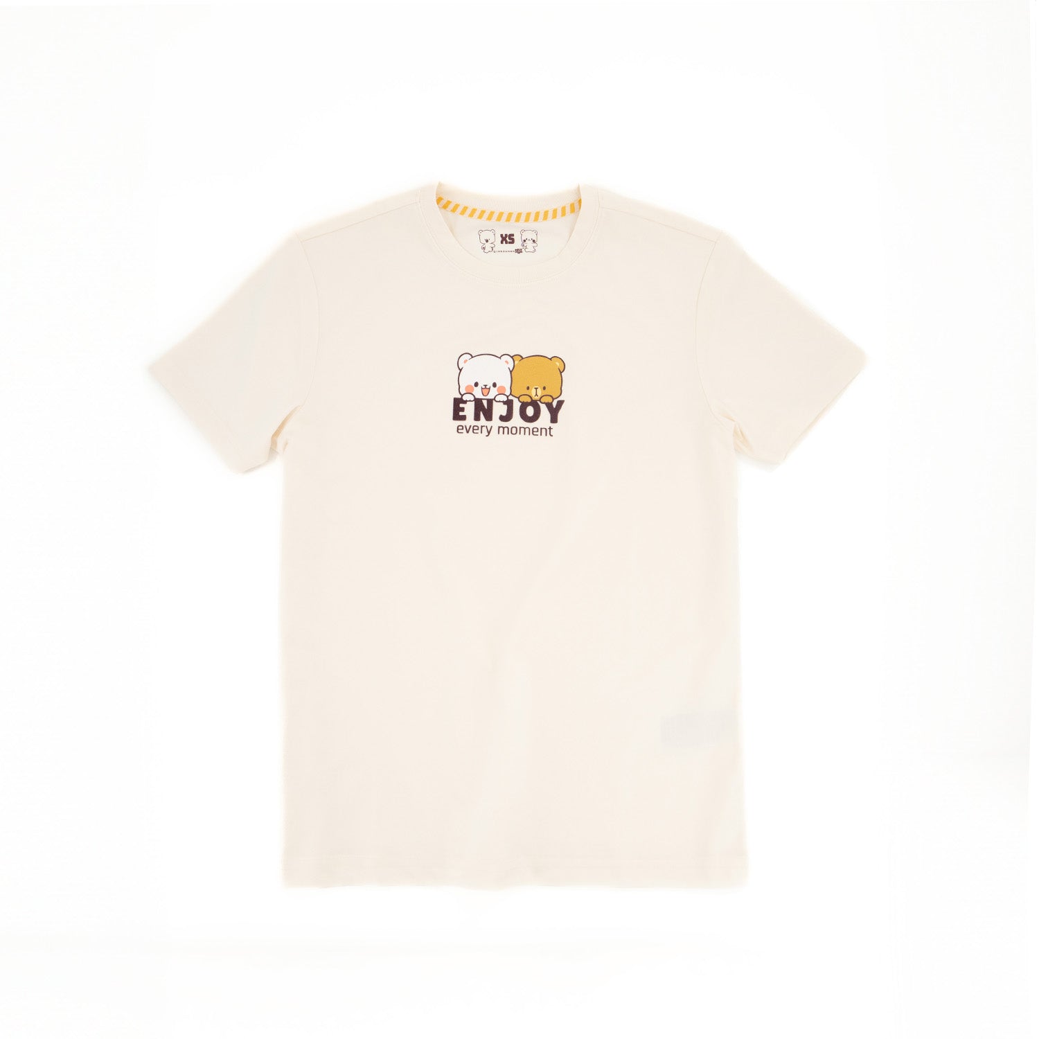 Milk Mocha Bear: Giordano x Milk Mocha Bear: Enjoy Every Moment T-Shirts Milk Mocha Bear