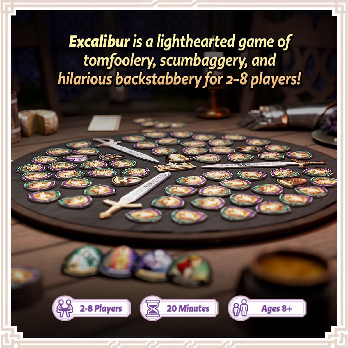 Excalibur [Board Game, 2-4 Players] Board Game Roxley Games