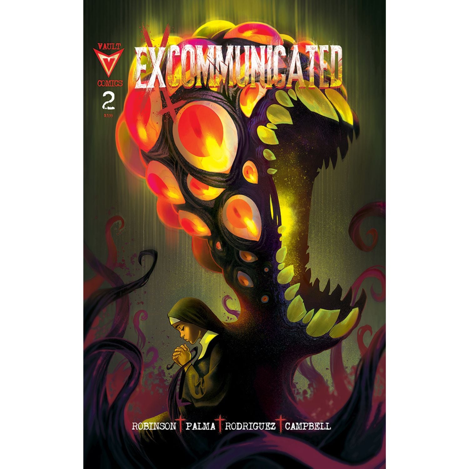 Excommunicated: #2 [Flaviano Armentaro CVR A] 2026 Comics Vault Comics