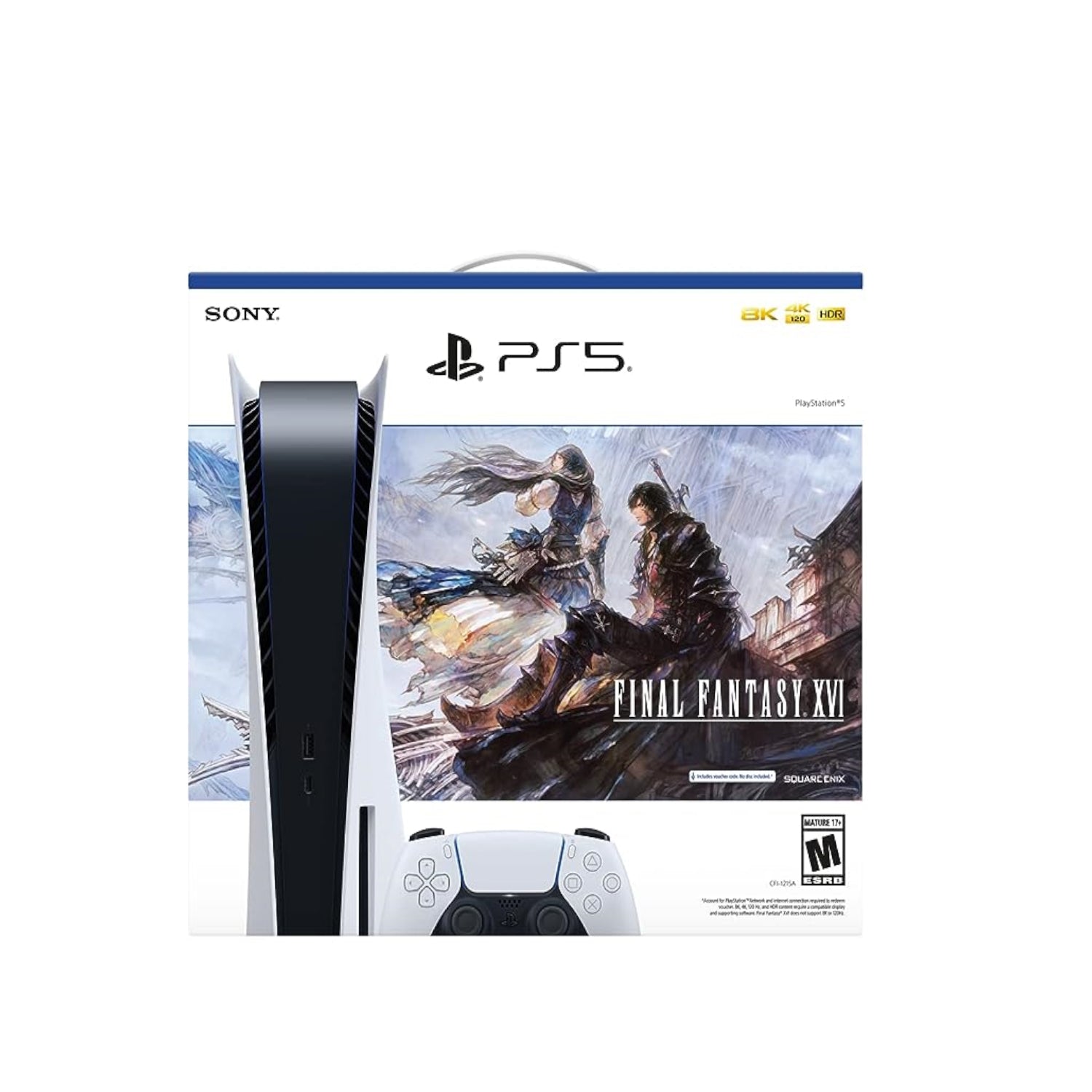 Sony PlayStation 5 Console - Disk Edition - Final Fantasy XVI Bundle [PlayStation 5 System] PlayStation 5 Hardware Sony