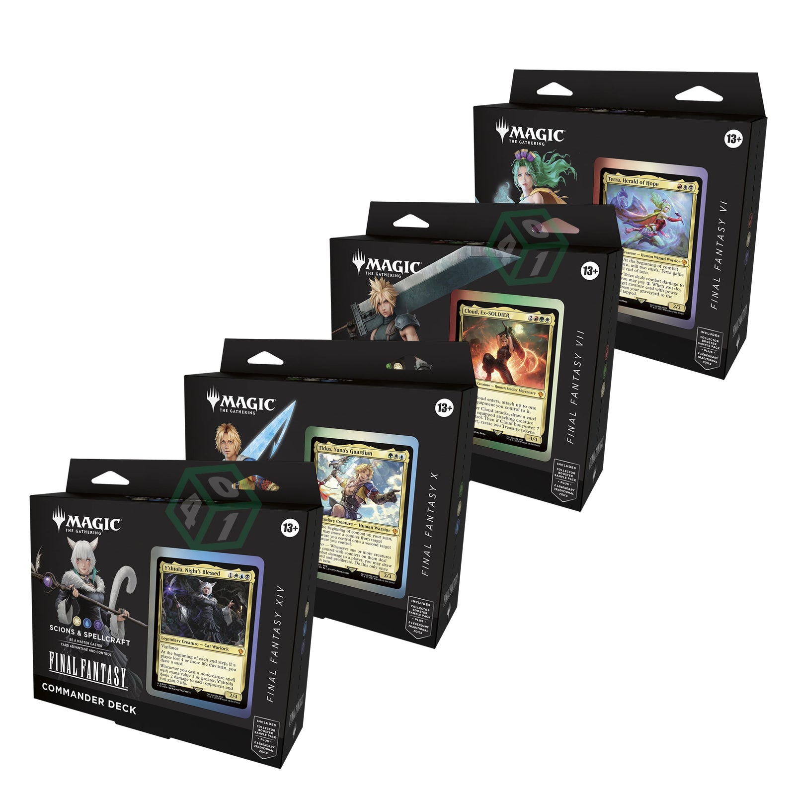 Magic: The Gathering TCG: Final Fantasy Commander Decks - Complete Set of 4 Card Game Wizards of the Coast