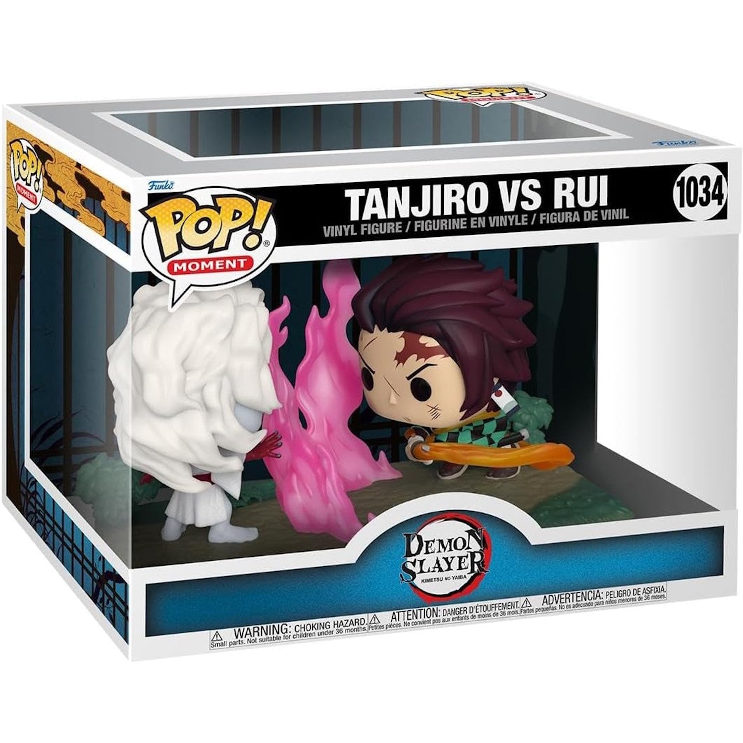 Funko POP! Moment: Demon Slayer - Tanjiro Kamado vs. Rui Toys & Games Funko