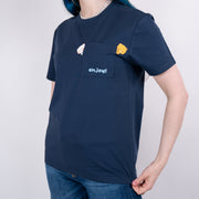 Milk Mocha Bear: Giordano X Milk Mocha Bear: Peek-a-Pocket T-Shirts Milk Mocha Bear