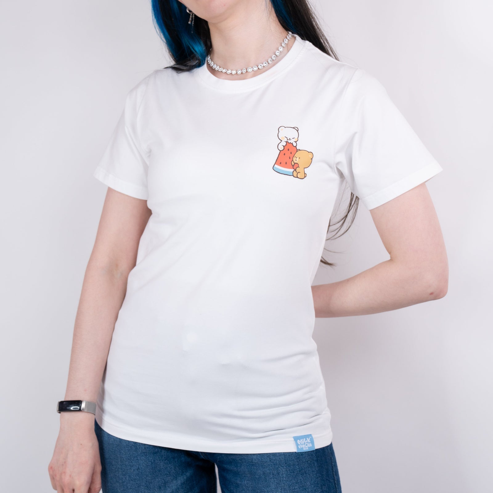 Milk Mocha Bear: Summer Watermelon T-Shirt T-Shirts Milk Mocha Bear