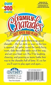 Family Charades Card [Board Game, 3+ Players] Board Game Outset Media