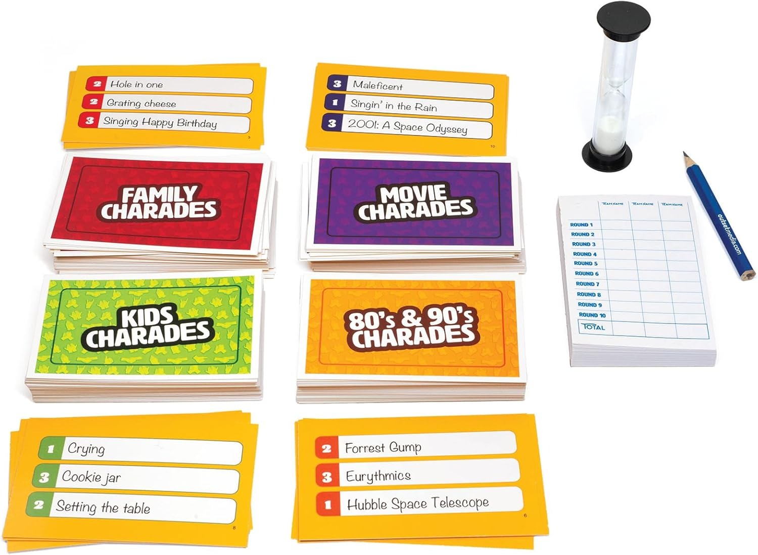 Family Charades - New Design [Board Game, 3+ Players] Board Game Outset Media