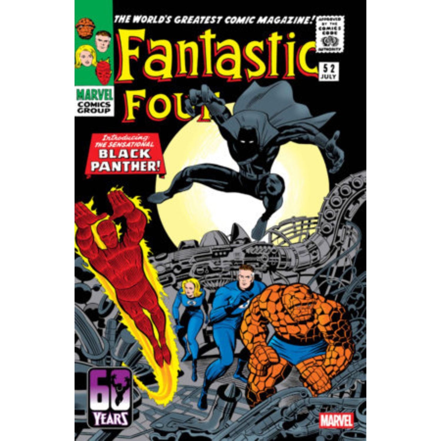 Fantastic Four: #52 [Jack Kirby Foil Facsimile] 2026 Comics Marvel Comics