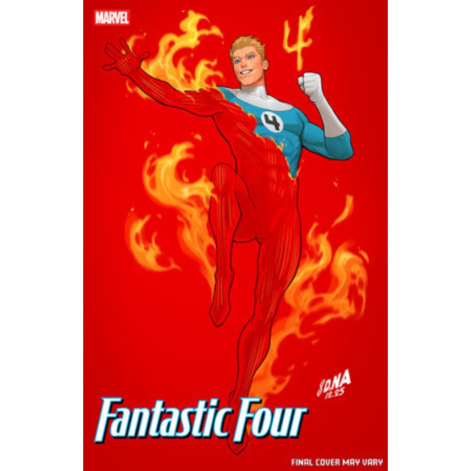 Fantastic Four: #8 [David Nakayama Color Block Red CVR C] 2025 Comics Marvel Comics