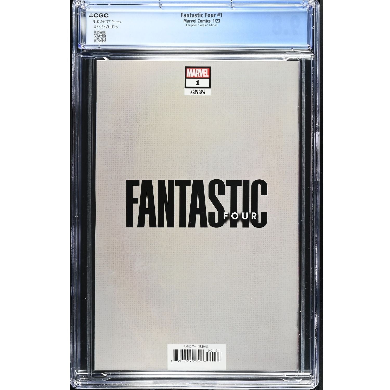 Fantastic Four: #1 [J Scott Campbell CGC 9.8 Virgin - 1:100] 2023 Comics Marvel Comics