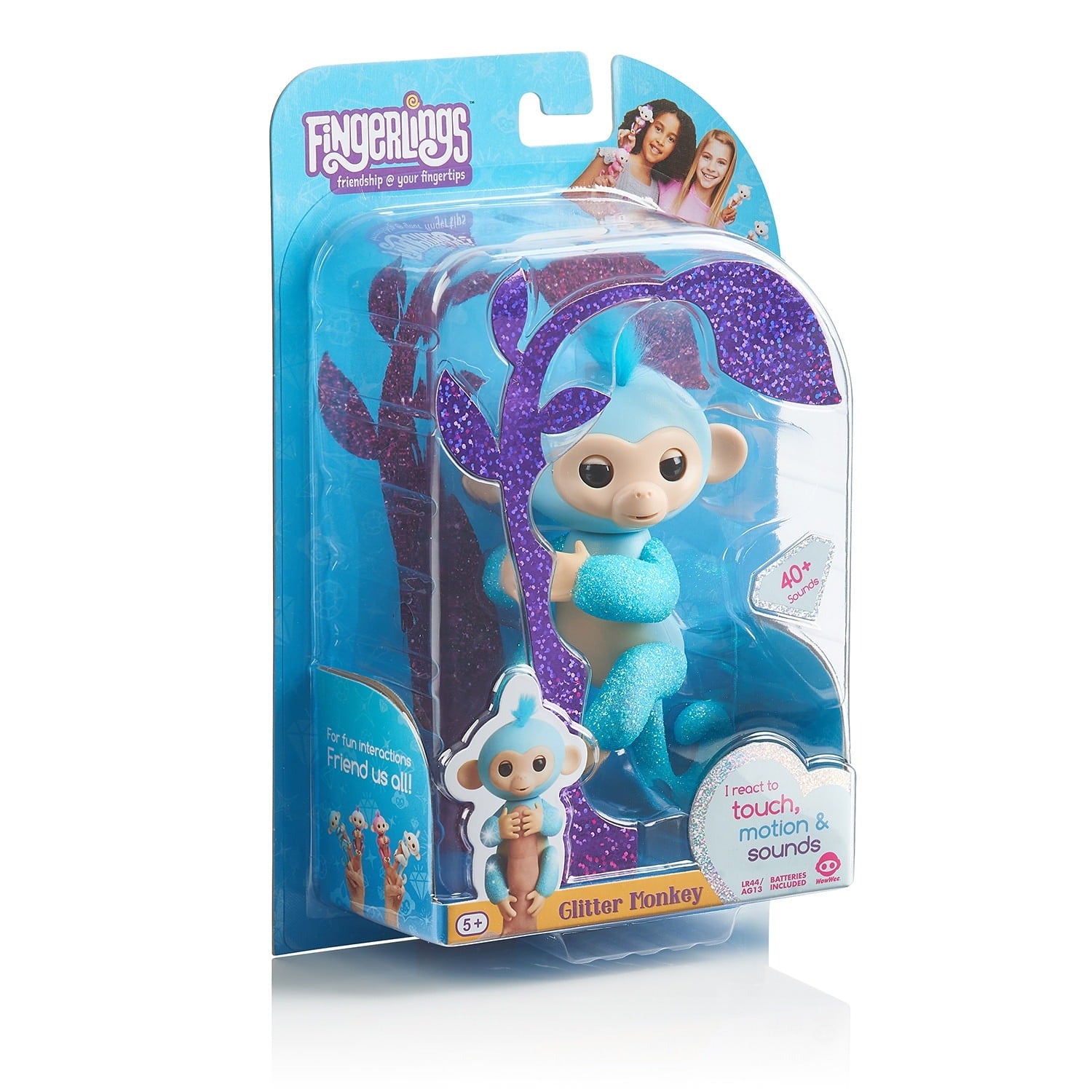 Fingerling Glitter Monkey - Amelia Toys & Games WowWee