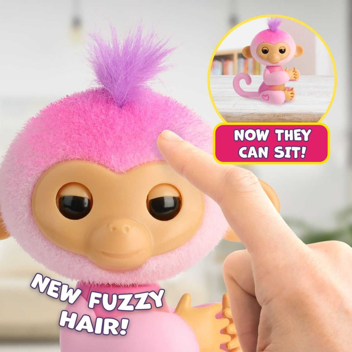 Fingerlings 2.0 Basic Monkey - Harmony Toys & Games WowWee
