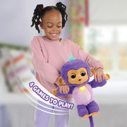 Fingerlings Cute n Cuddles Monkey - Purple Toys & Games WowWee