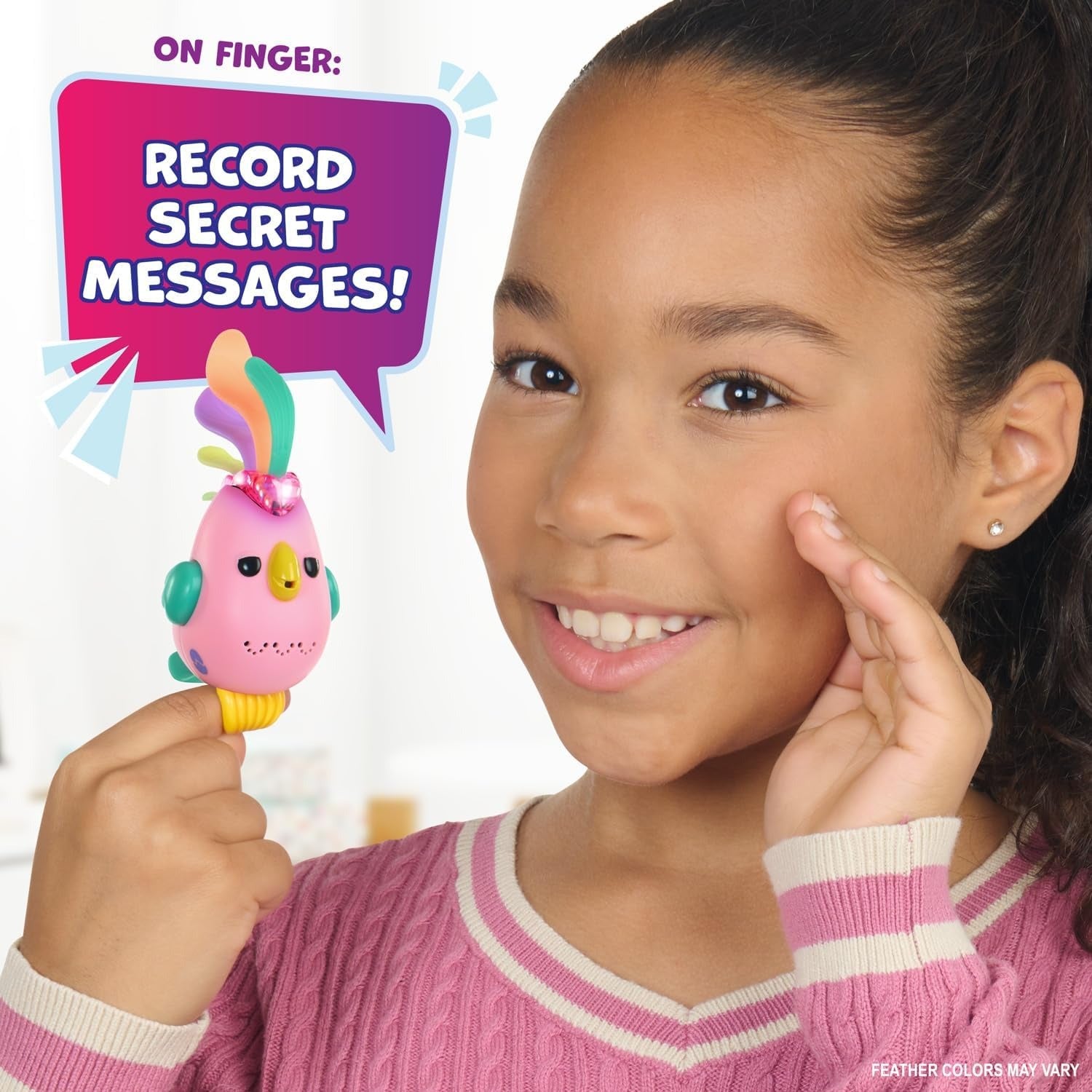 Fingerlings Sweet Tweet Bird - Pink Toys & Games WowWee
