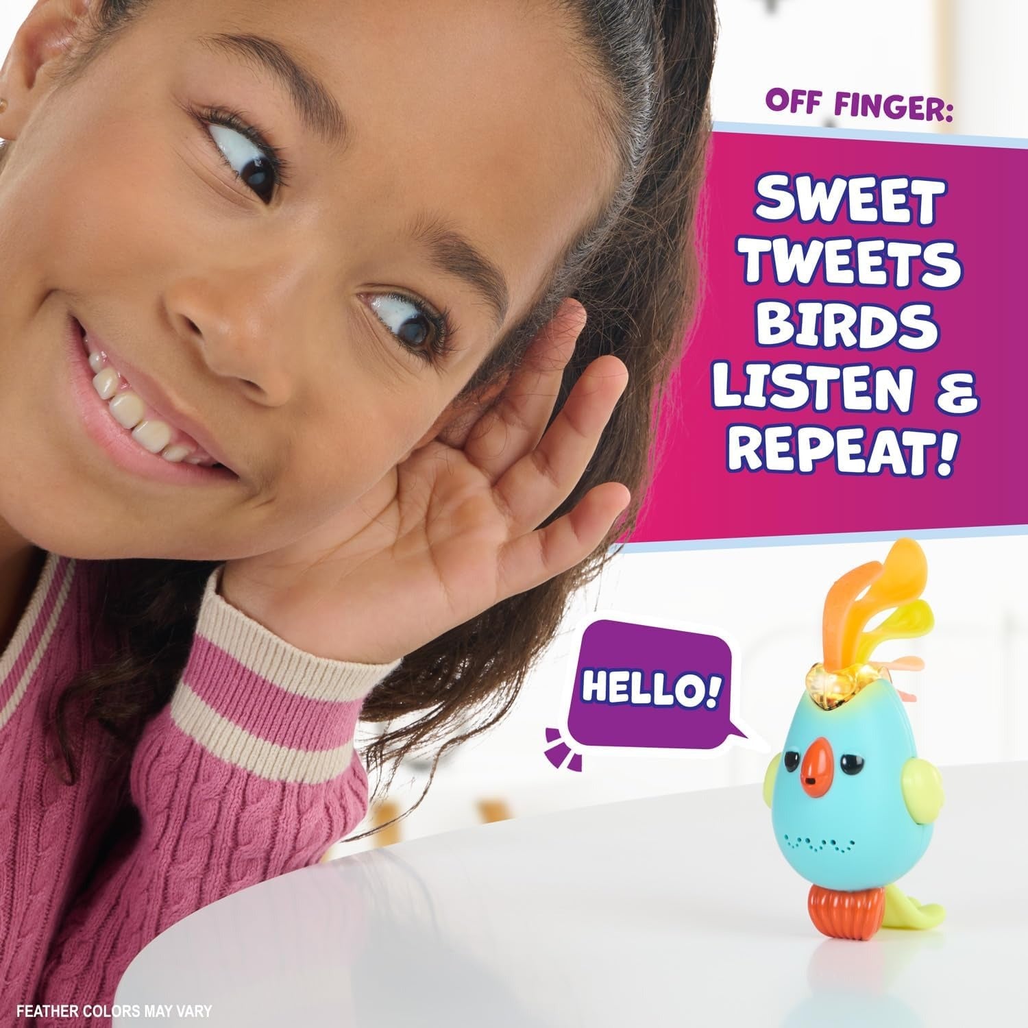 Fingerlings Sweet Tweet Bird - Blue Toys & Games WowWee