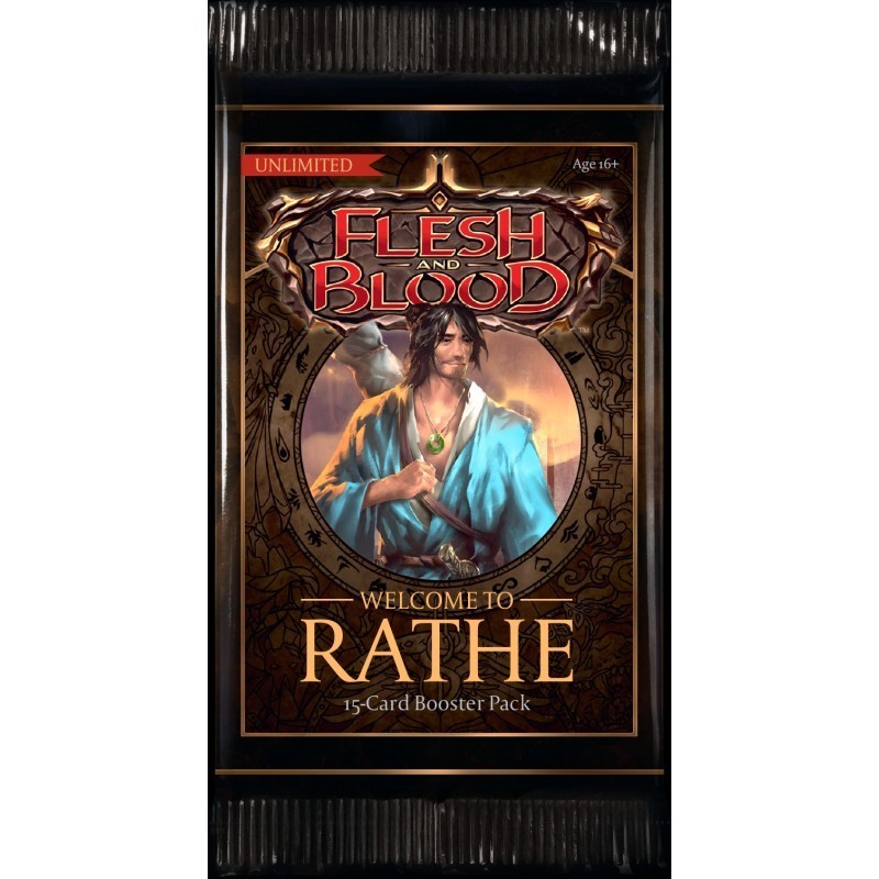 Flesh & Blood TCG: Welcome to Rathe Unlimited Edition Loose Booster (1-Pack) Card Game Legend Story Studios