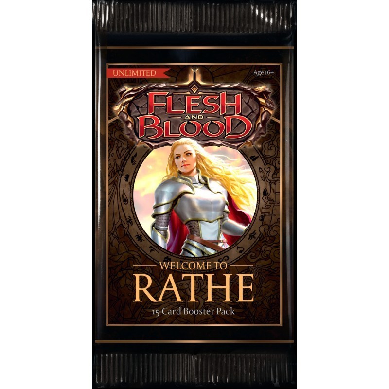 Flesh & Blood TCG: Welcome to Rathe Unlimited Edition Loose Booster (1-Pack) Card Game Legend Story Studios