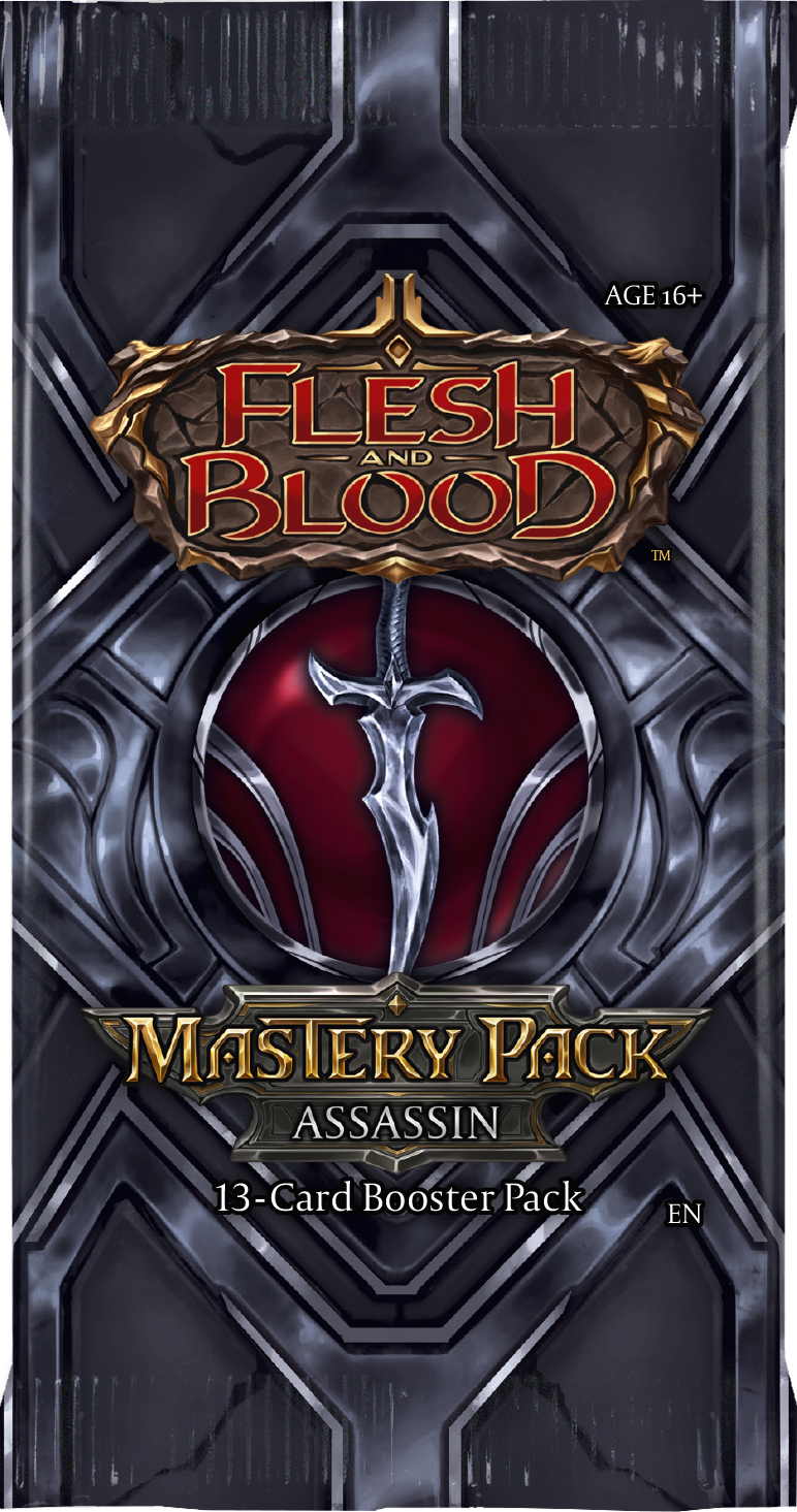 Flesh and Blood TCG: Mastery Pack Assassin Booster Box Card Game Legend Story Studios
