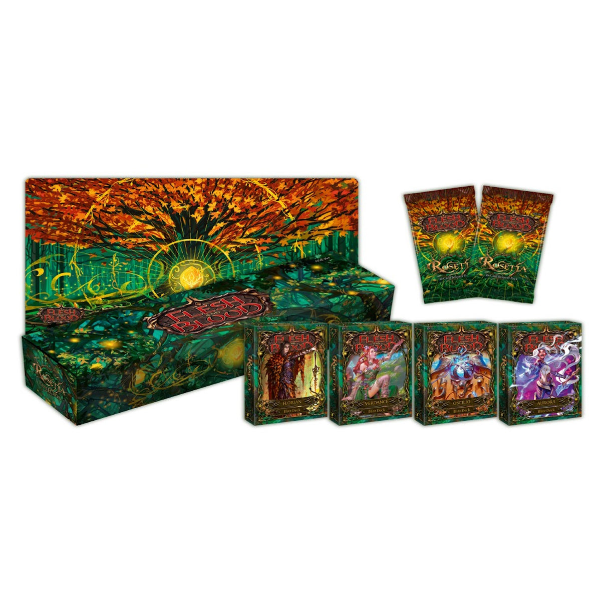 Flesh and Blood TCG: Rosetta Blitz Deck Collection Card Game Legend Story Studios