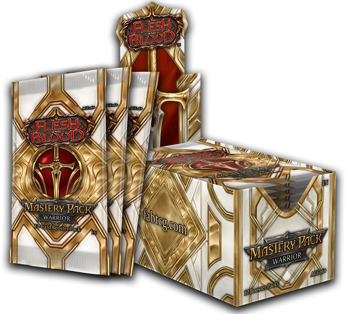 Flesh and Blood TCG: Mastery Pack Warrior Booster Box Card Game Legend Story Studios
