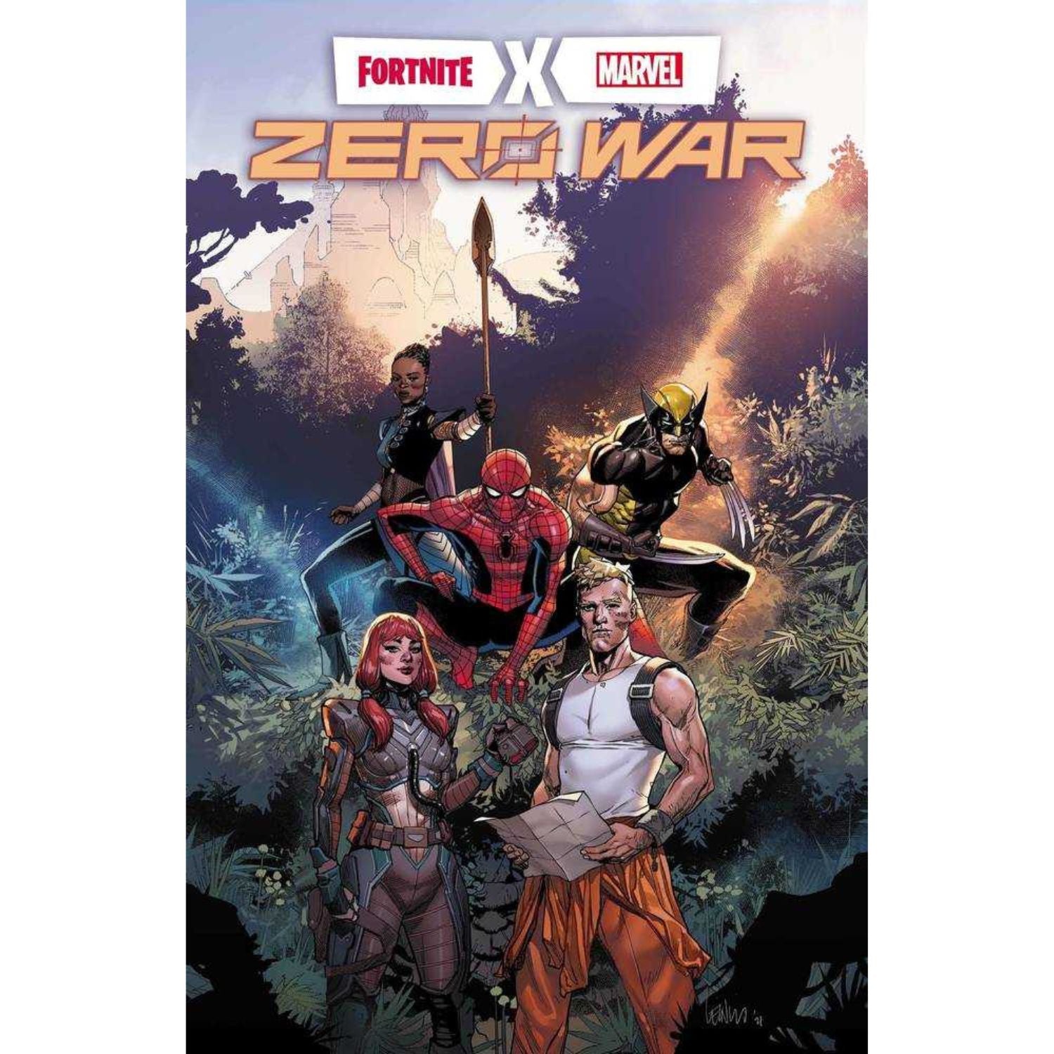 Fortnite X Marvel Zero War 5 Book Set: #1-5 [Leinil Yu CVR A] 2022 Comics Marvel Comics