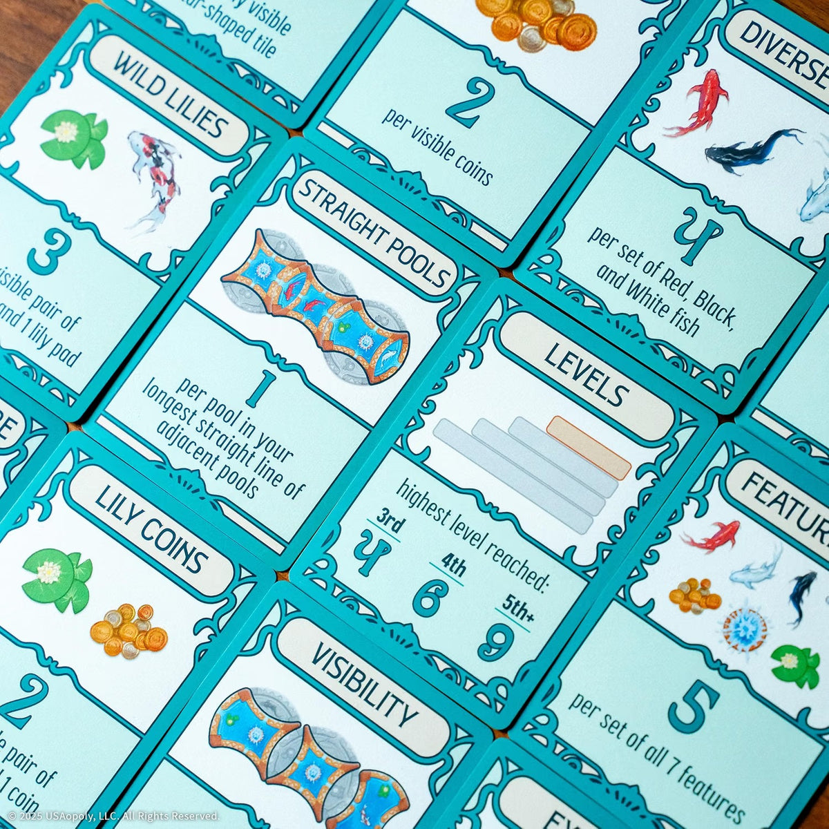 Fountains [Board Game, 2-4 Players] Board Game OPGames