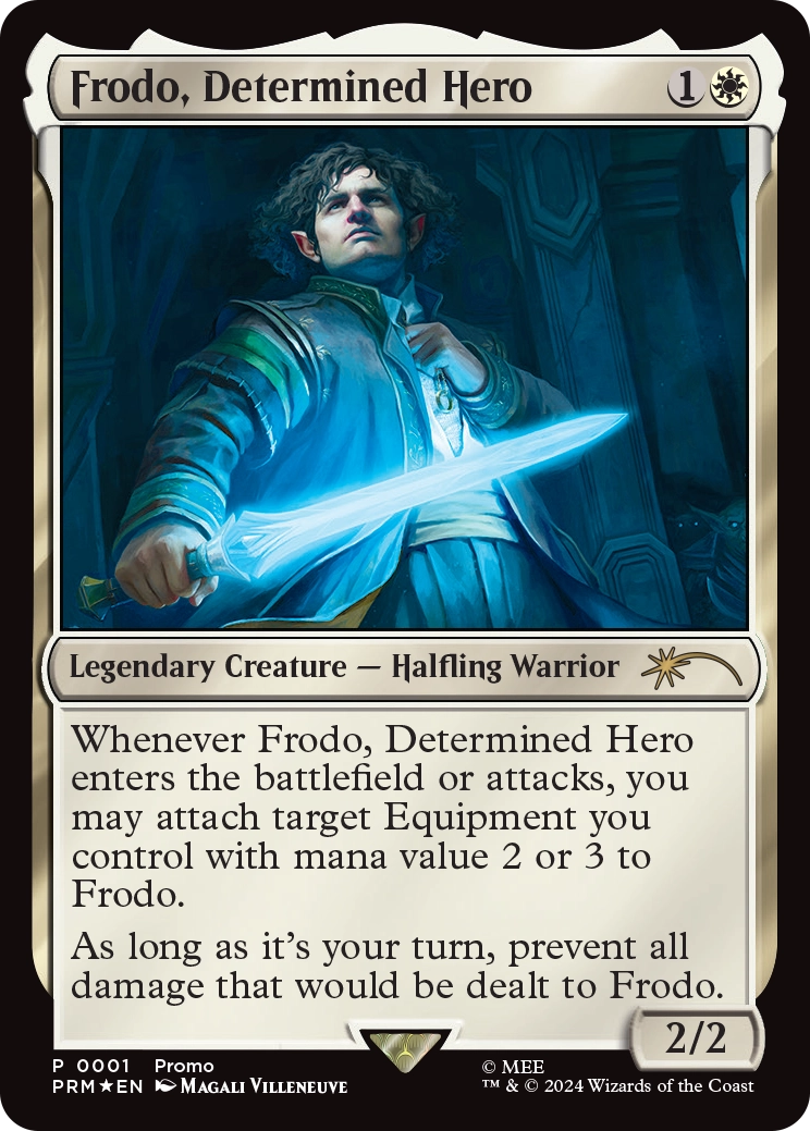 Magic: The Gathering TCG: Tales of Middle Earth Promo Set - Gandalf/Frodo/Balrog/Gollum Card Game Wizards of the Coast