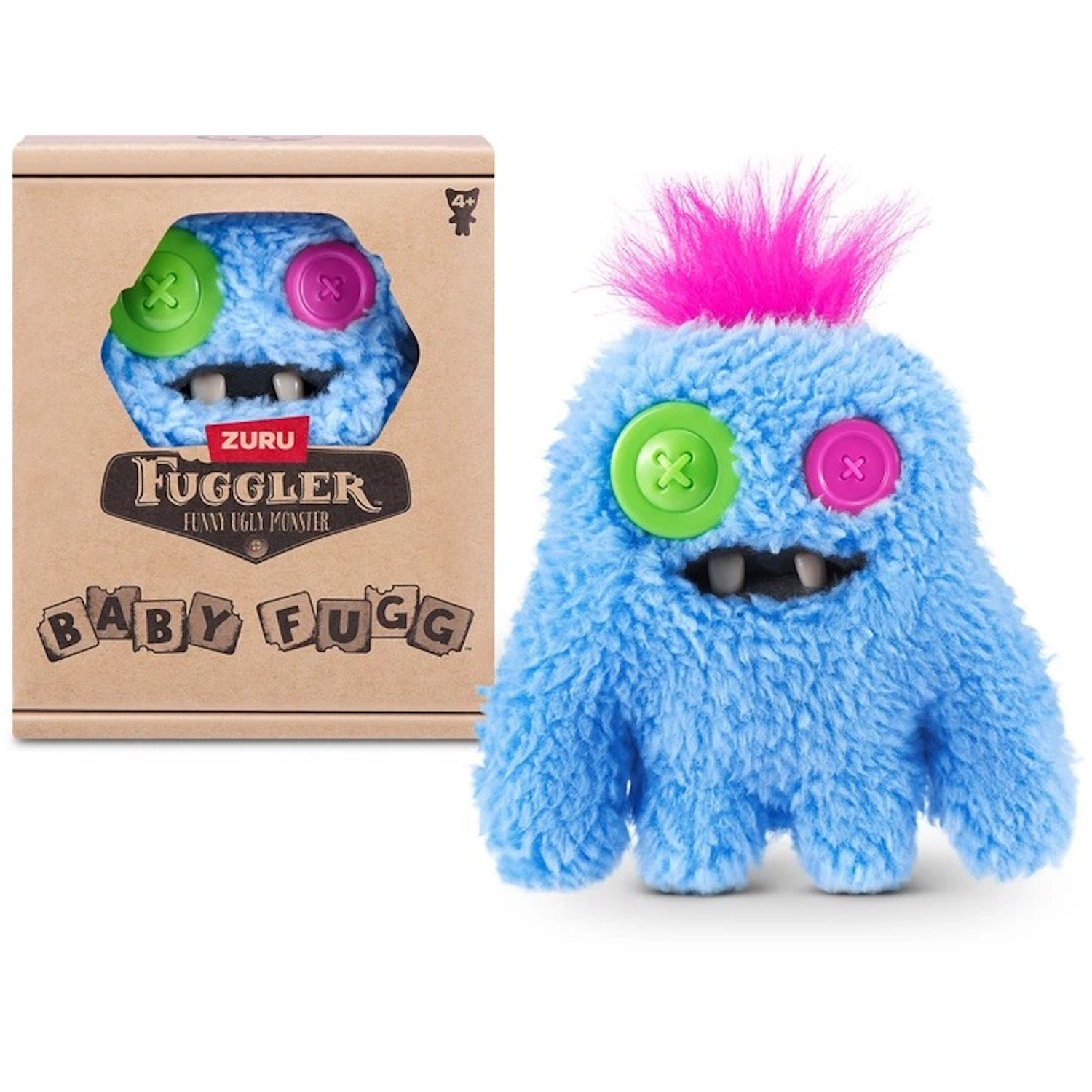 Fuggler: Baby Fugg - Blue Button Eyes Toys & Games Zuru