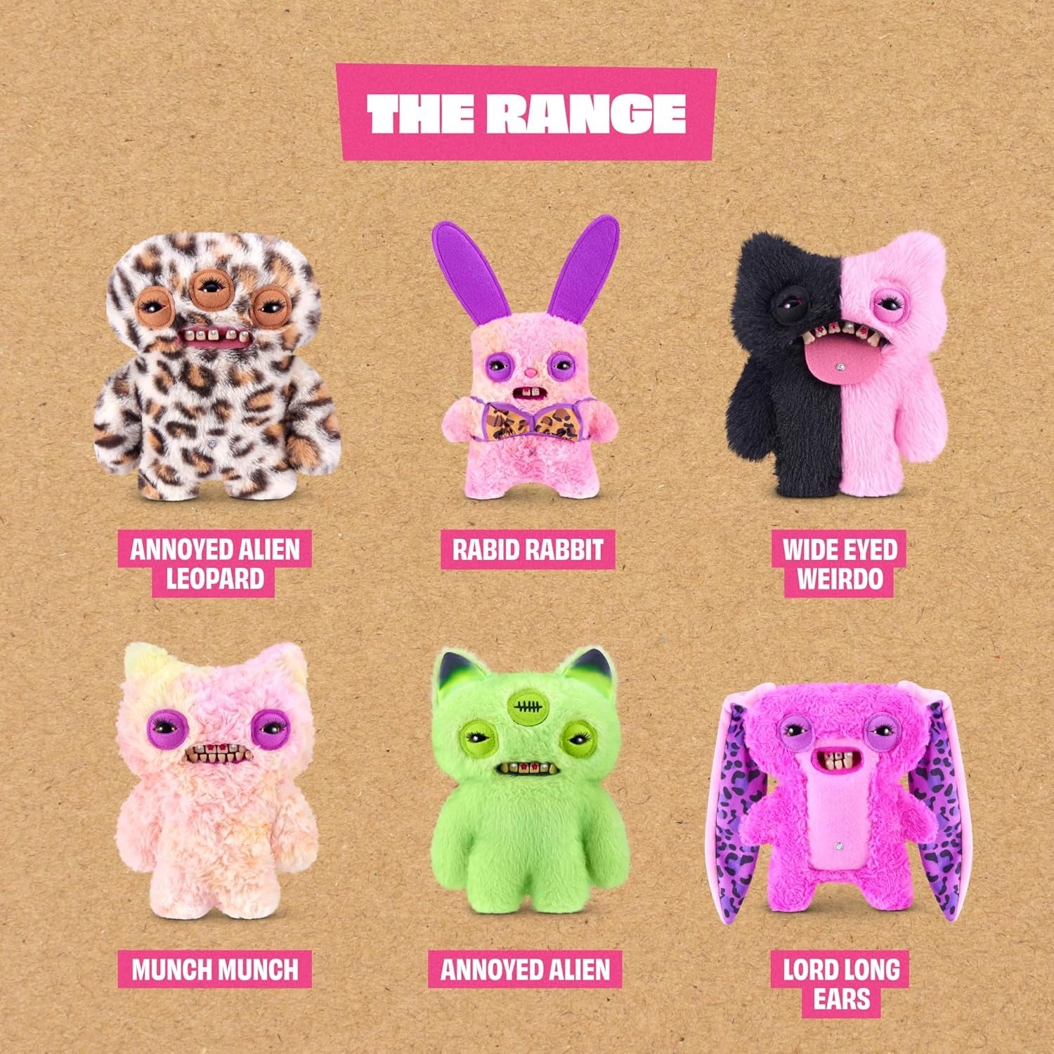 Fuggler Baddies: Rabid Rabbit - Pink Toys & Games Zuru