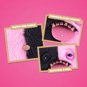 Fuggler Baddies: Wide Eyed Weirdo - Black/Pink Toys & Games Zuru