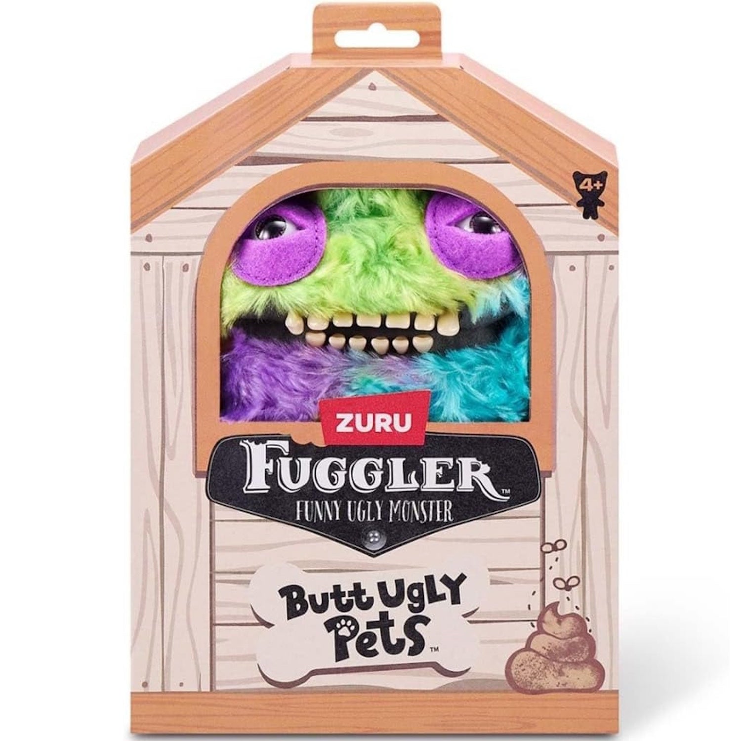 Fuggler: Butt Ugly Pets - Green Blue Purple Toys & Games Zuru