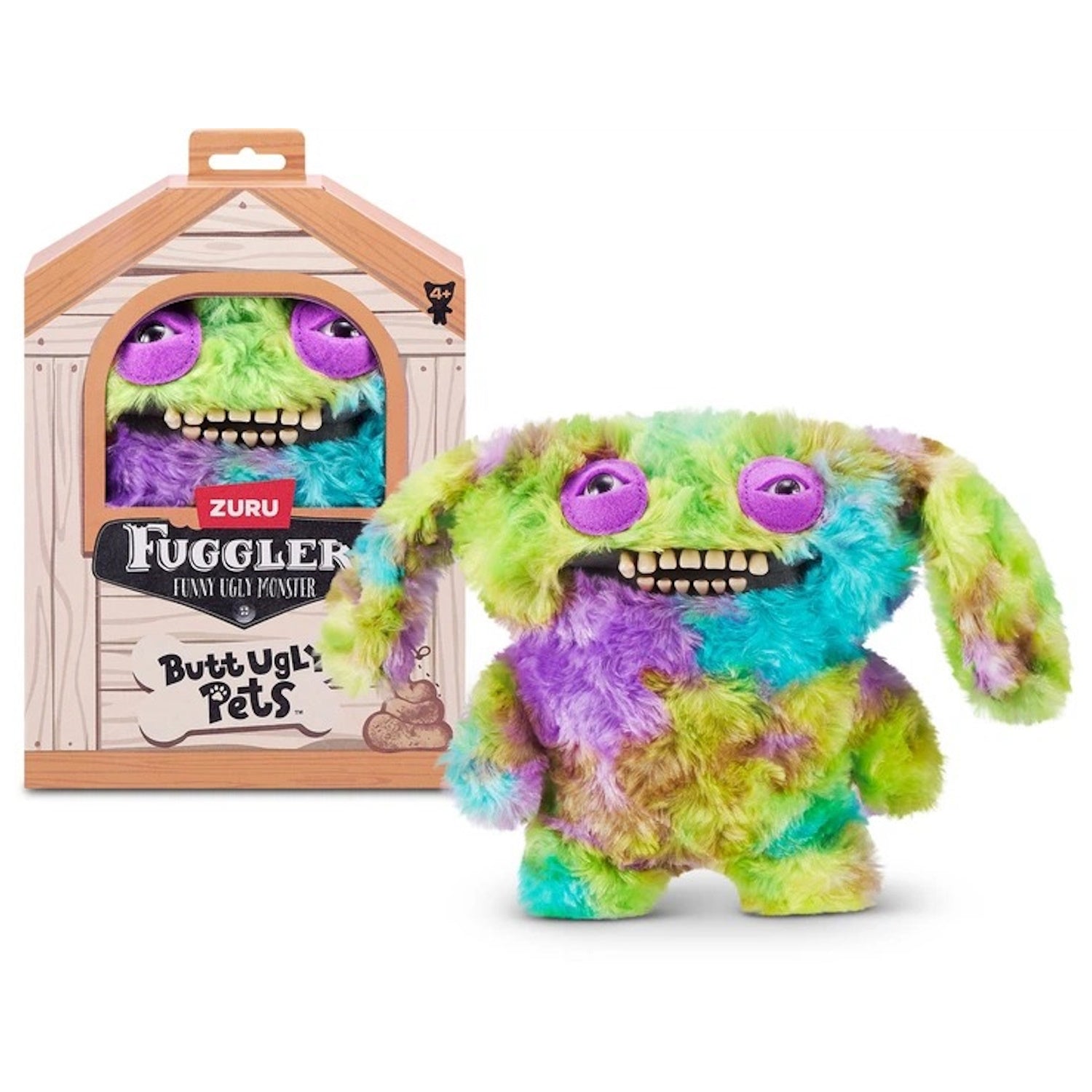 Fuggler: Butt Ugly Pets - Green Blue Purple Toys & Games Zuru