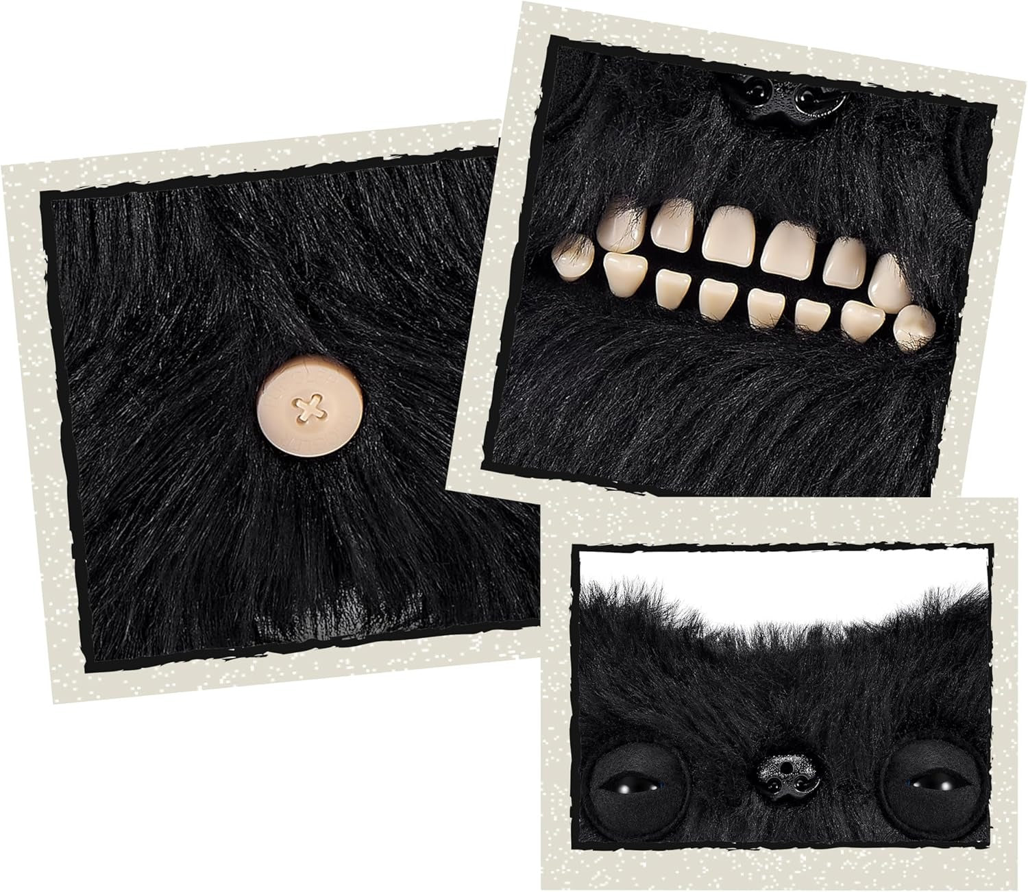Fuggler: Fart Face Series 1 - Munch Munch Black Long Ugly Monster Plush Toy Plushies Zuru