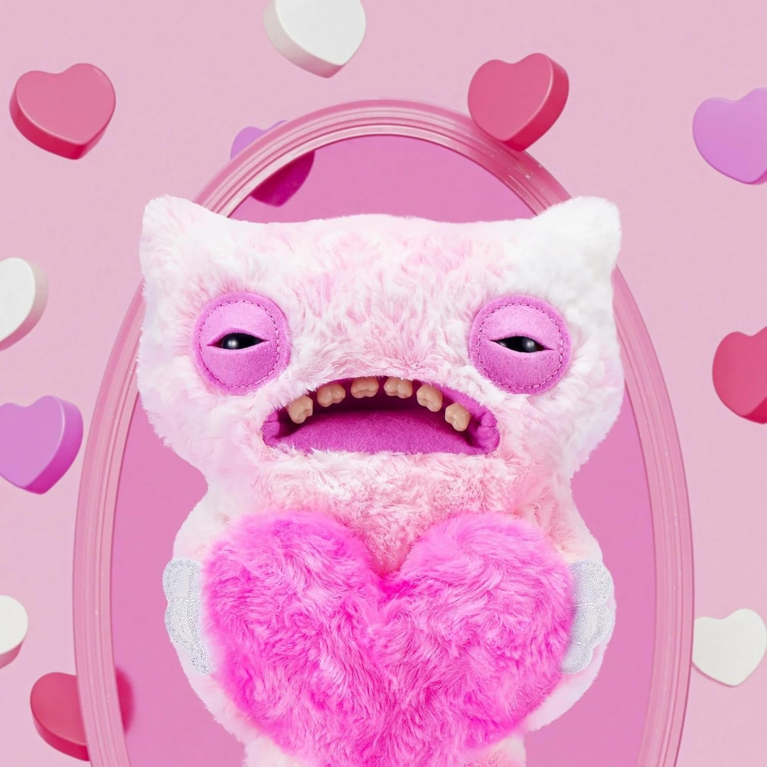 Fuggler: Love Fugg Pink - Series 2 - Wide Eyes Weirdo Toys & Games Zuru