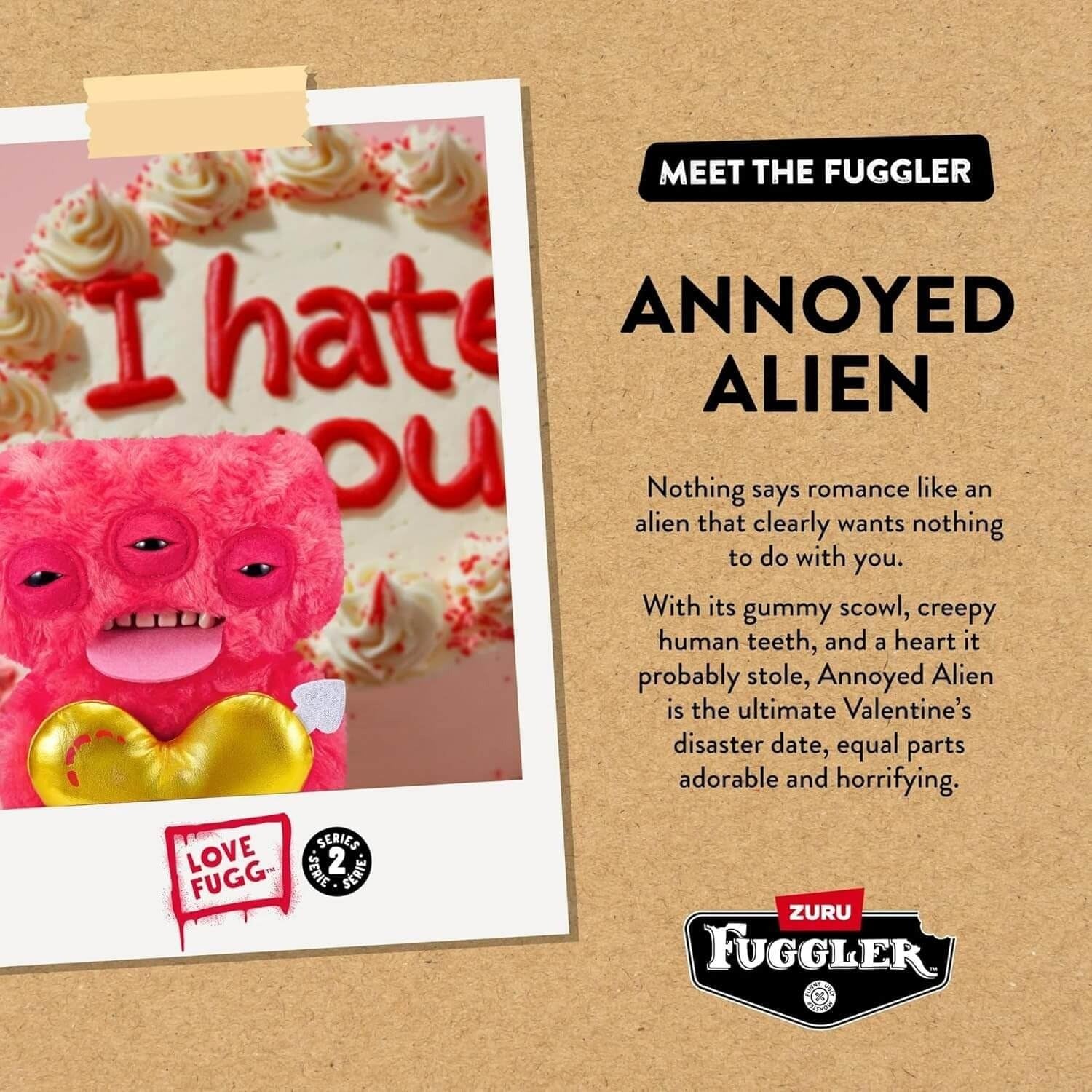 Fuggler: Love Fugg Red - Series 2 - Annoyed Alien Toys & Games Zuru