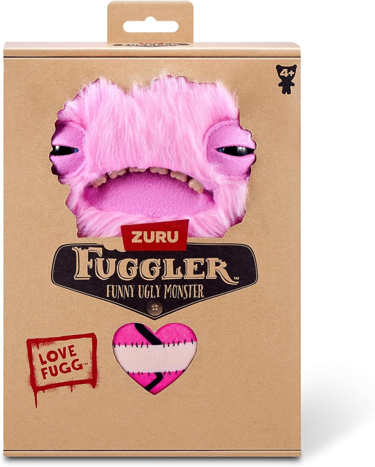 Fuggler: Love Fugg - Wide Eyed Weirdo Pink Collectible Plush Plushies Zuru