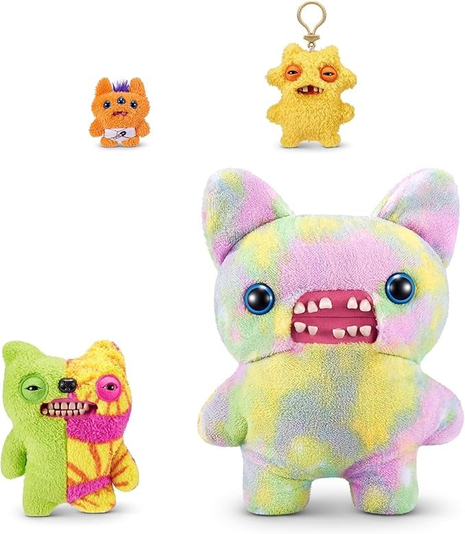 Fuggler: Misfit Monsters - Munch Tooth and Teddy Fleece Toys & Games Zuru