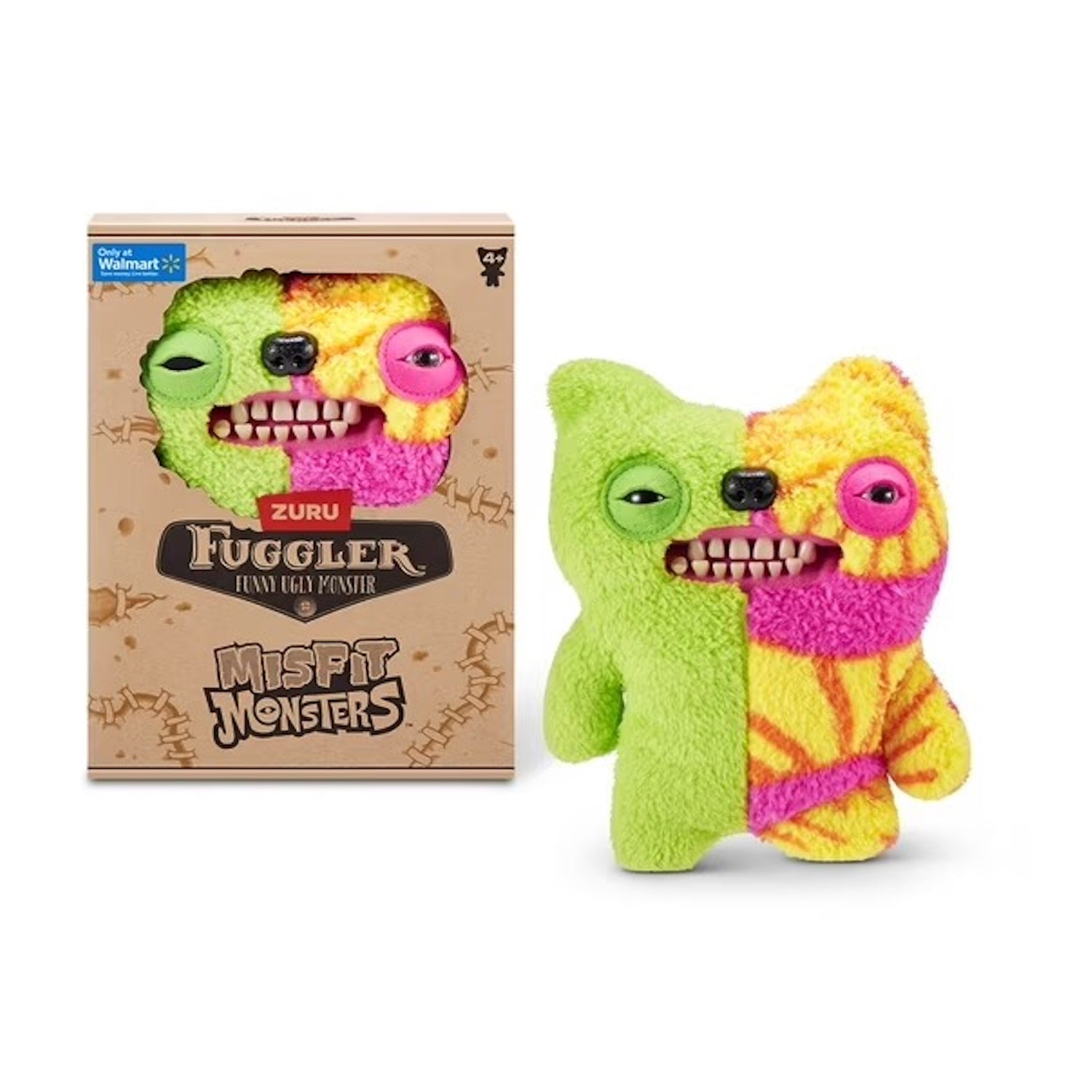 Fuggler: Misfit Monsters - Munch Tooth and Teddy Fleece Toys & Games Zuru