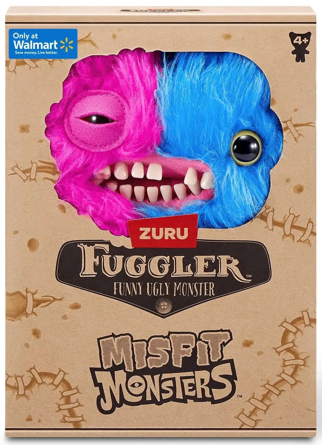 Fuggler: Misfit Monsters - Mr. Screech Pink/Blue Toys & Games Zuru