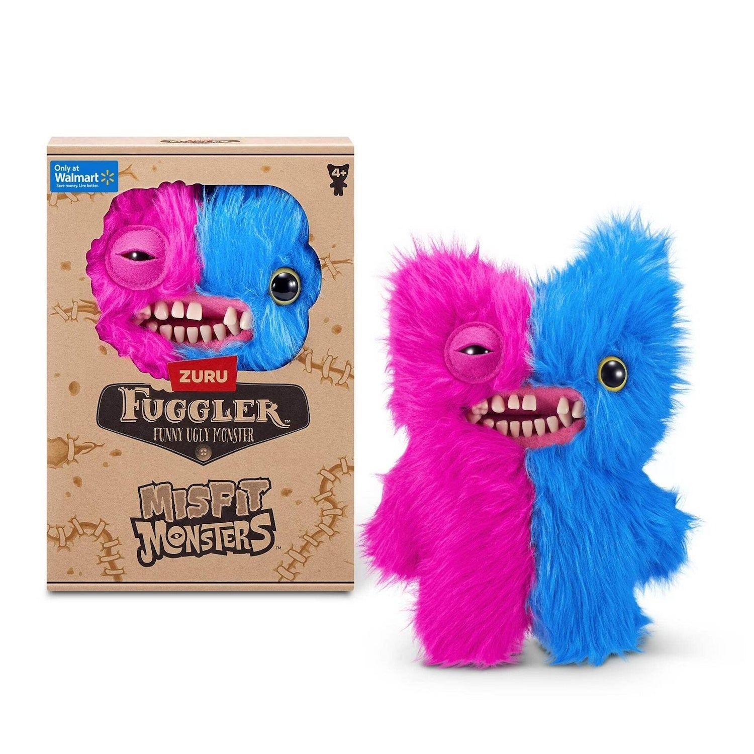 Fuggler: Misfit Monsters - Mr. Screech Pink/Blue Toys & Games Zuru