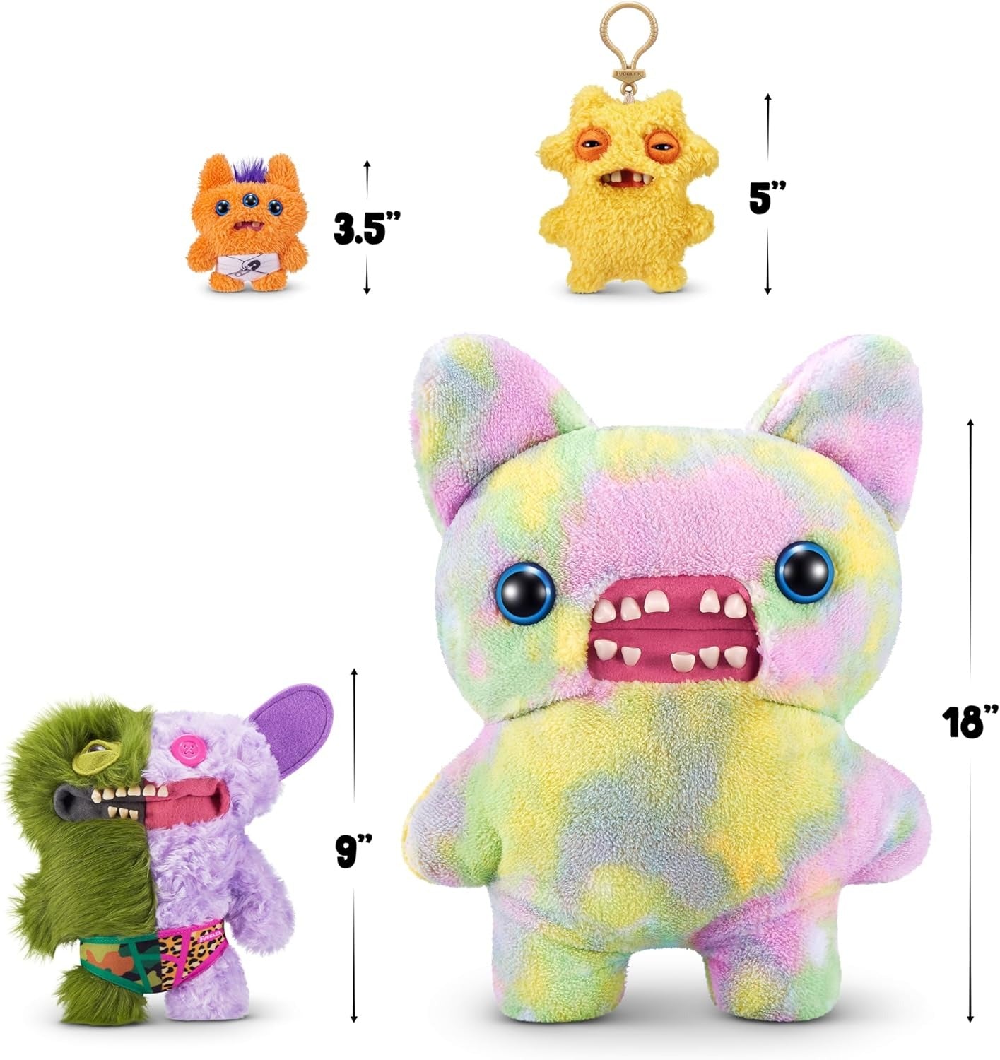 Fuggler: Misfit Monsters - Underoo McGoo and Lilac Long Toys & Games Zuru