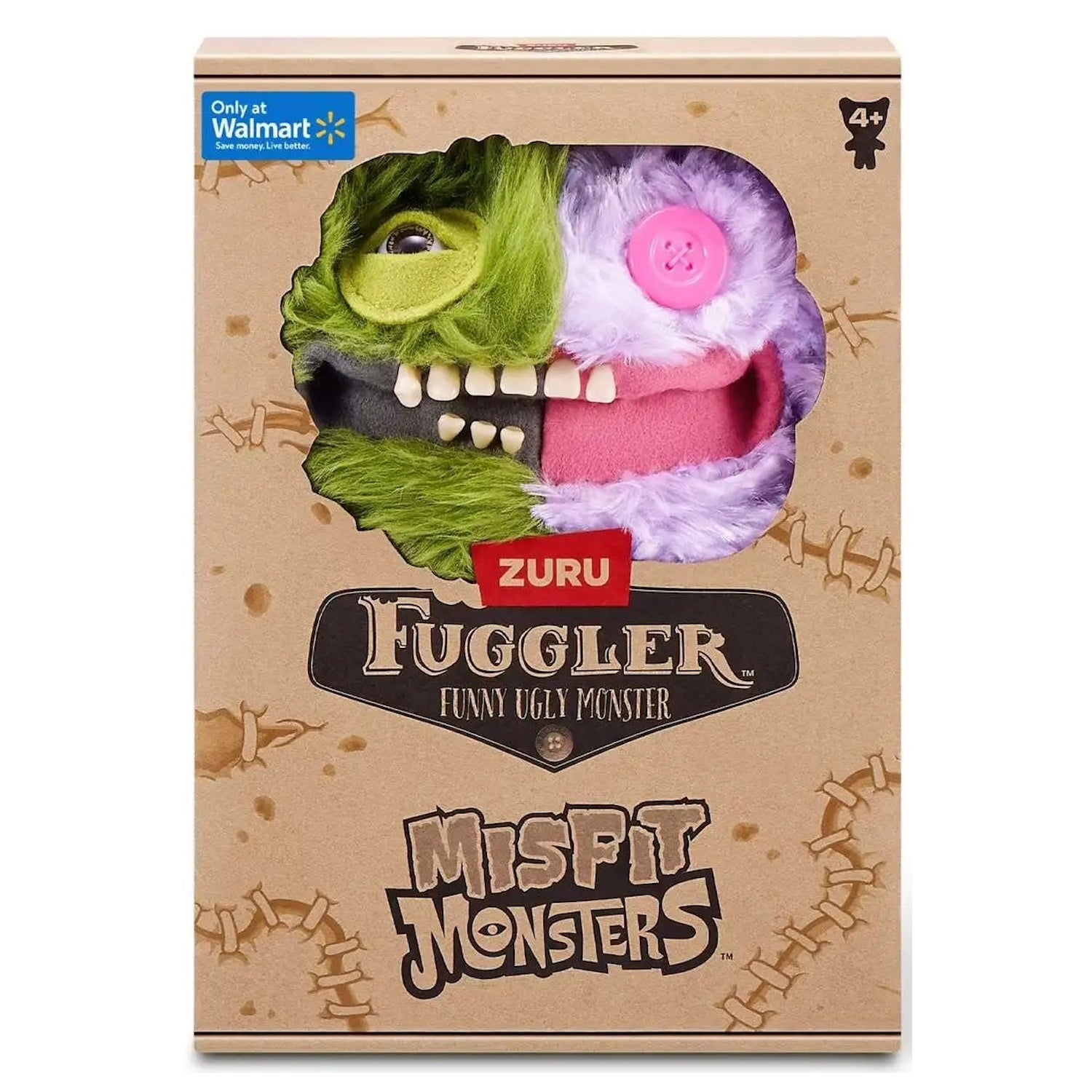 Fuggler: Misfit Monsters - Underoo McGoo and Lilac Long Toys & Games Zuru