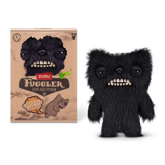 Fuggler: Fart Face Series 1 - Munch Munch Black Long Ugly Monster Plush Toy Plushies Zuru