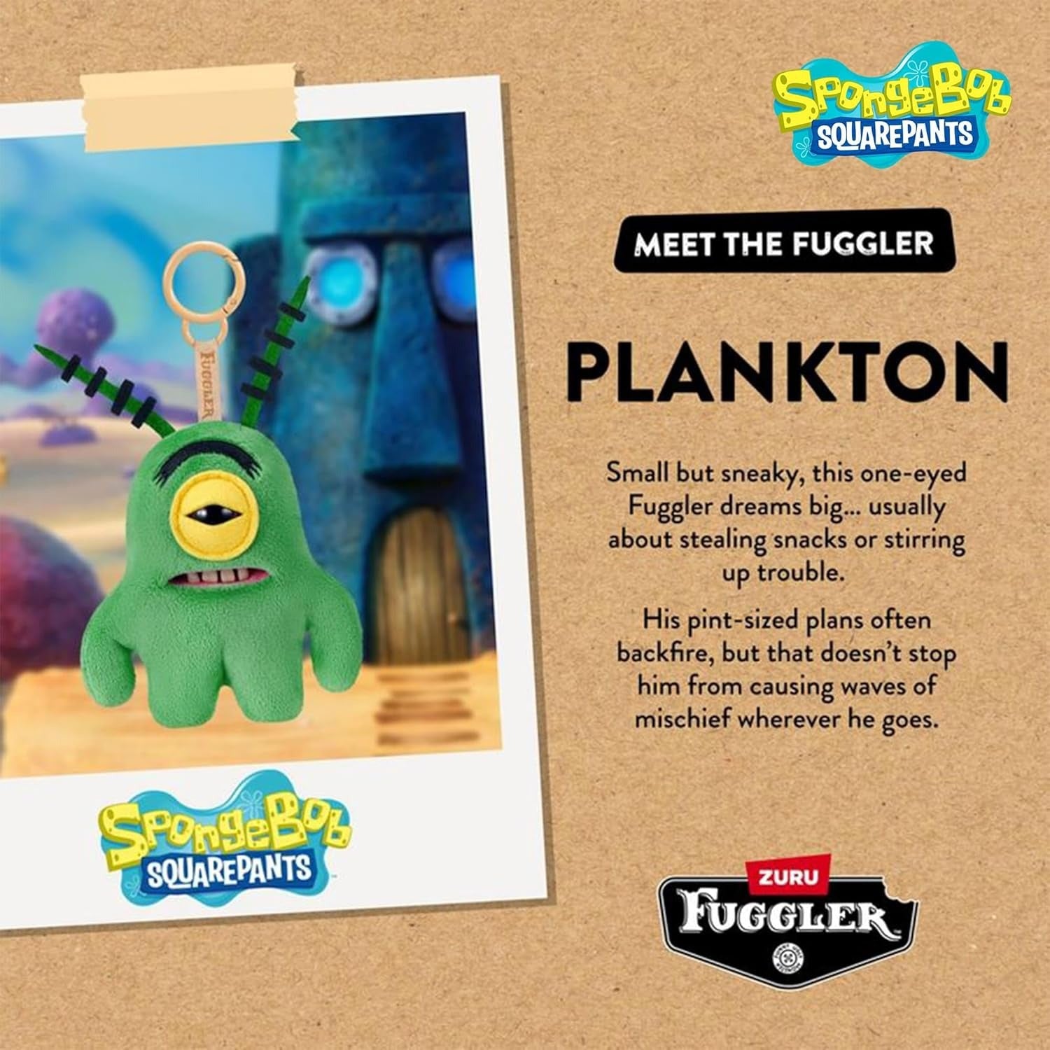 Fuggler: SpongeBob - Sheldon Plankton Memorabilia Zuru