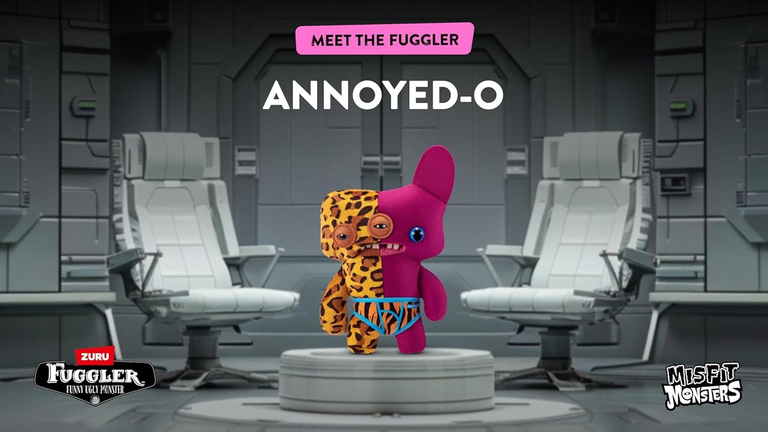 Fuggler: Misfit Monsters - Annoyed Alien and Reeko Leopard Toys & Games Zuru
