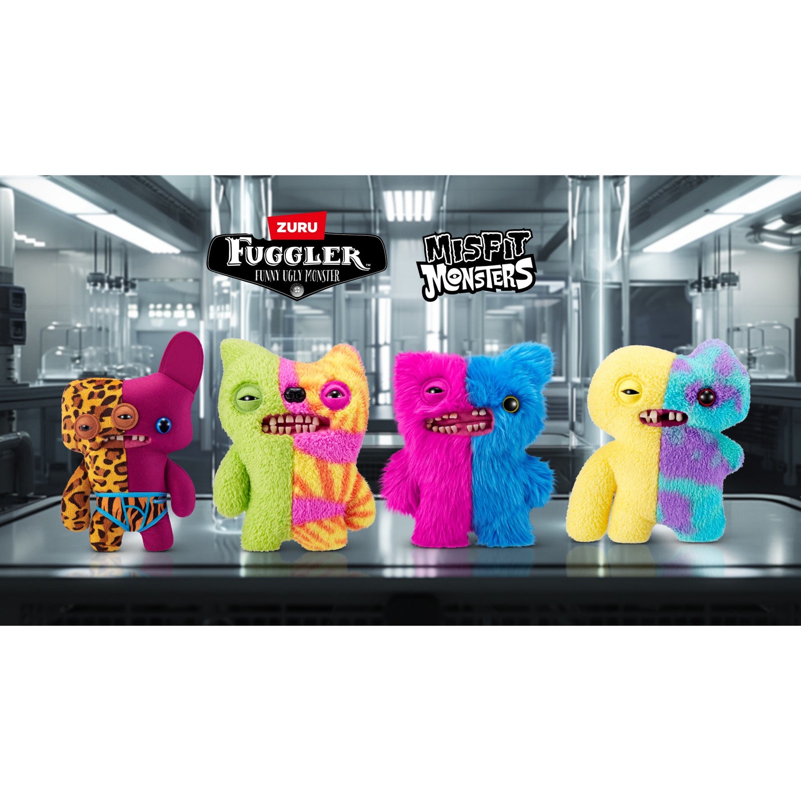 Fuggler: Misfit Monsters - Annoyed Alien and Reeko Leopard Toys & Games Zuru