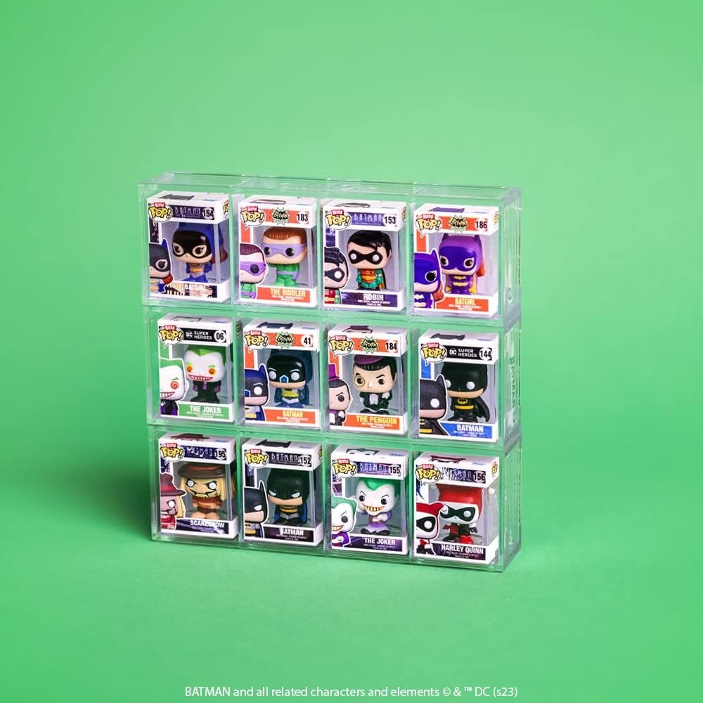 Funko Bitty Pop!: Batman Bitty Shelf [Batman, Robin, Scarecrow, Mystery Figure] Toys & Games Funko